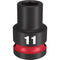 Milwaukee Tool Accessories Milwaukee SHOCKWAVE™ Impact Duty™ 1/2" Drive 11MM Standard 6 Point Socket