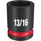 Milwaukee Tool Accessories Milwaukee SHOCKWAVE™ Impact Duty™ 1/2" Drive 13/16" Standard 6 Point Socket