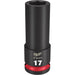 Milwaukee Tool Accessories Milwaukee SHOCKWAVE™ Impact Duty™ 1/2" Drive 17MM Deep 6 Point Socket