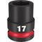 Milwaukee Tool Accessories Milwaukee SHOCKWAVE™ Impact Duty™ 1/2" Drive 17MM Standard 6 Point Socket