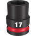 Milwaukee Tool Accessories Milwaukee SHOCKWAVE™ Impact Duty™ 1/2" Drive 17MM Standard 6 Point Socket