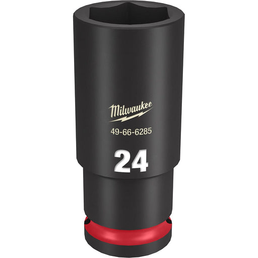 Milwaukee Tool Accessories Milwaukee SHOCKWAVE™ Impact Duty™ 1/2" Drive 24MM Deep 6 Point Socket