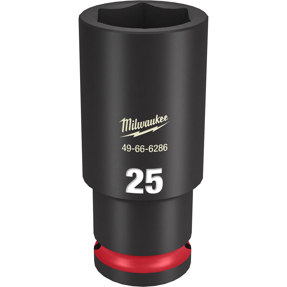 Milwaukee Tool Accessories Milwaukee SHOCKWAVE™ Impact Duty™ 1/2" Drive 25MM Deep 6 Point Socket