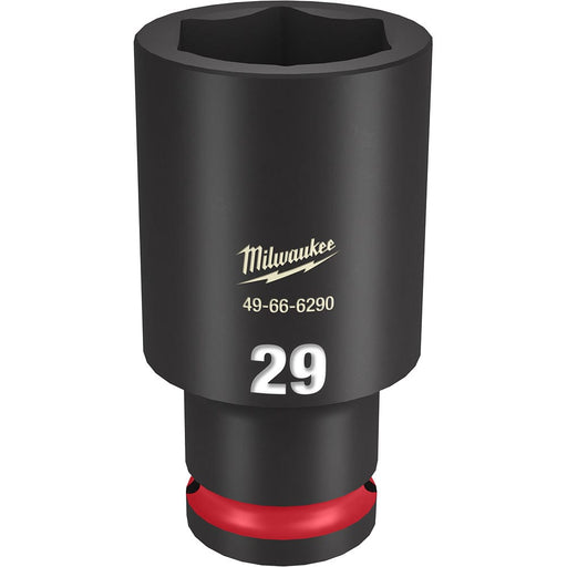 Milwaukee Tool Accessories Milwaukee SHOCKWAVE™ Impact Duty™ 1/2" Drive 29MM Deep 6 Point Socket