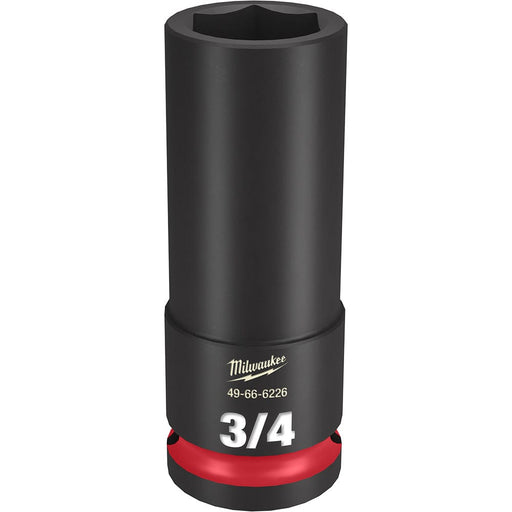 Milwaukee Tool Accessories Milwaukee SHOCKWAVE™ Impact Duty™ 1/2" Drive 3/4" Deep 6 Point Socket