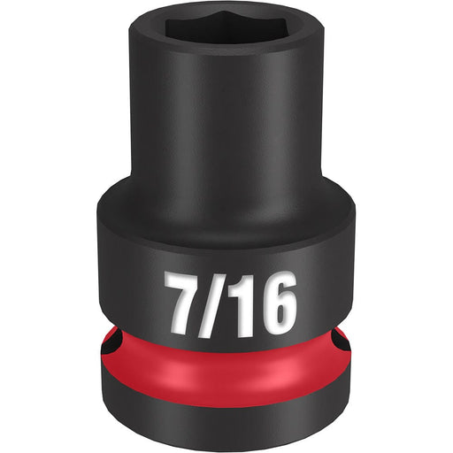 Milwaukee Tool Accessories Milwaukee SHOCKWAVE™ Impact Duty™ 1/2" Drive 7/16" Standard 6 Point Socket