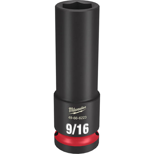 Milwaukee Tool Accessories Milwaukee SHOCKWAVE™ Impact Duty™ 1/2" Drive 9/16" Deep 6 Point Socket