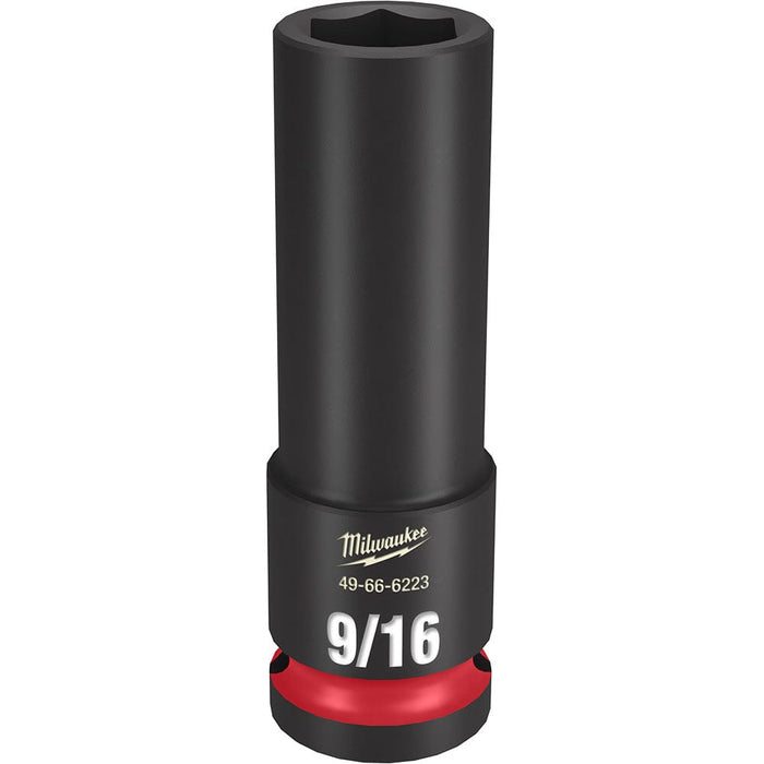 Milwaukee Tool Accessories Milwaukee SHOCKWAVE™ Impact Duty™ 1/2" Drive 9/16" Deep 6 Point Socket