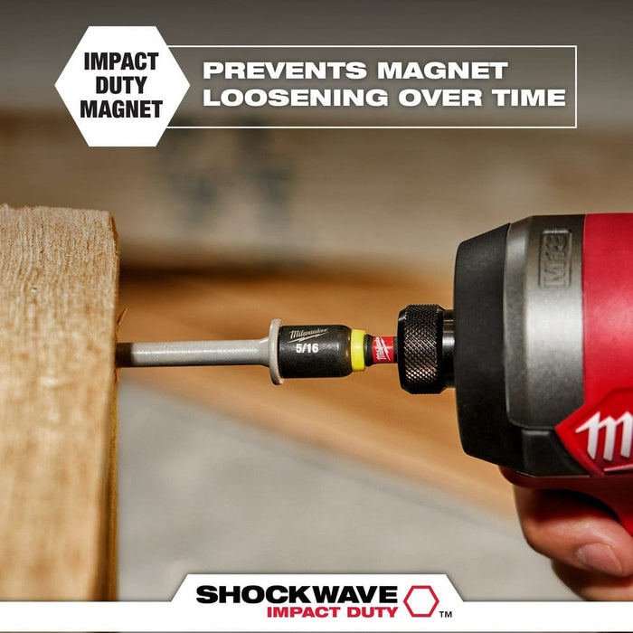 Milwaukee Tool Accessories Milwaukee SHOCKWAVE Impact Duty™ 1/2" x 6" Magnetic Nut Driver