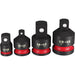 Milwaukee Tool Accessories Milwaukee SHOCKWAVE™ Impact Duty™ 1/4"-1/2" Drive Adapter Set