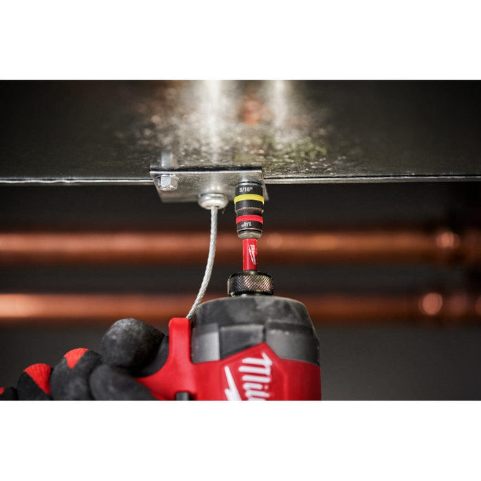 Milwaukee Tool Milwaukee SHOCKWAVE Impact Duty™ 1/4” and 5/16” x 2-1/4” QUIK-CLEAR™ 2-in-1 Magnetic Nut Driver