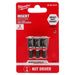 Milwaukee Tool Accessories Milwaukee SHOCKWAVE Impact Duty™ 1/4" Insert Magnetic Nut Driver 3PK