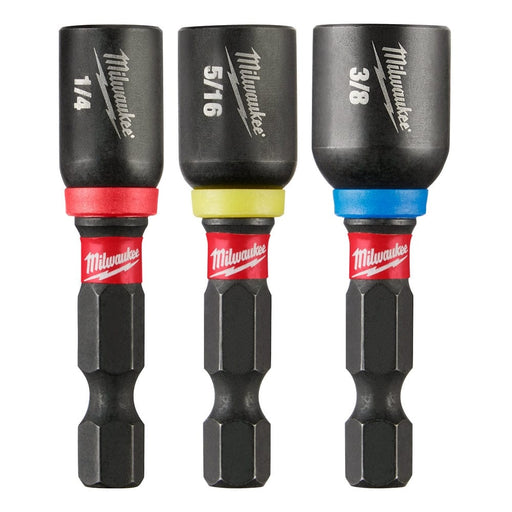 Milwaukee Tool Accessories Milwaukee SHOCKWAVE Impact Duty™ 1-7/8" Magnetic Nut Driver Set 3PC