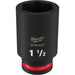 Milwaukee Tool Accessories Milwaukee SHOCKWAVE™ Impact Duty™ 3/4" Drive 1-1/2" Deep 6 Point Socket