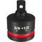 Milwaukee Tool Accessories Milwaukee SHOCKWAVE™ Impact Duty™ 3/4" Drive 1/2" Drive Reducer