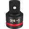 Milwaukee Tool Accessories Milwaukee SHOCKWAVE™ Impact Duty™ 3/4" Drive 1" Drive Adapter