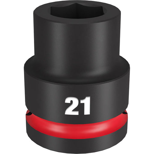 Milwaukee Tool Accessories Milwaukee SHOCKWAVE™ Impact Duty™ 3/4" Drive 21MM Standard 6 Point Socket