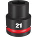 Milwaukee Tool Accessories Milwaukee SHOCKWAVE™ Impact Duty™ 3/4" Drive 21MM Standard 6 Point Socket