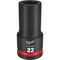 Milwaukee Tool Accessories Milwaukee SHOCKWAVE™ Impact Duty™ 3/4" Drive 22MM Deep 6 Point Socket