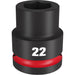 Milwaukee Tool Accessories Milwaukee SHOCKWAVE™ Impact Duty™ 3/4" Drive 22MM Standard 6 Point Socket