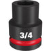 Milwaukee Tool Accessories Milwaukee SHOCKWAVE™ Impact Duty™ 3/4" Drive 3/4" Standard 6 Point Socket