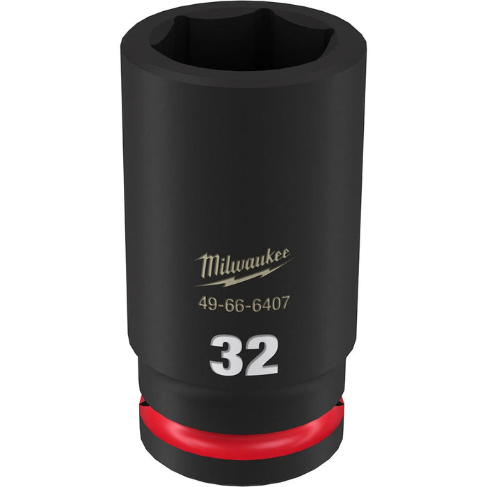 Milwaukee Tool Accessories Milwaukee SHOCKWAVE™ Impact Duty™ 3/4" Drive 32MM Deep 6 Point Socket