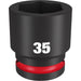 Milwaukee Tool Accessories Milwaukee SHOCKWAVE™ Impact Duty™ 3/4" Drive 35MM Standard 6 Point Socket