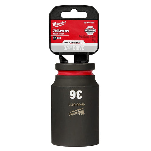 Milwaukee Tool Accessories Milwaukee SHOCKWAVE™ Impact Duty™ 3/4" Drive 36MM Deep 6 Point Socket