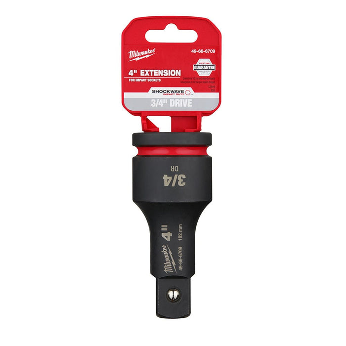 Milwaukee Tool Accessories Milwaukee SHOCKWAVE™ Impact Duty™ 3/4" Drive 4" Extension