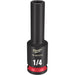 Milwaukee Tool Accessories Milwaukee SHOCKWAVE™ Impact Duty™ 3/8" Drive 1/4" Deep 6 Point Socket