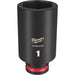 Milwaukee Tool Accessories Milwaukee SHOCKWAVE™ Impact Duty™ 3/8" Drive 1" Deep 6 Point Socket