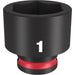 Milwaukee Tool Accessories Milwaukee SHOCKWAVE™ Impact Duty™ 3/8" Drive 1" Standard 6 Point Socket