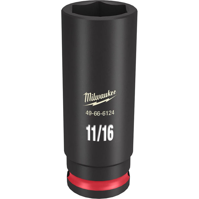 Milwaukee Tool Accessories Milwaukee SHOCKWAVE™ Impact Duty™ 3/8" Drive 11/16" Deep 6 Point Socket