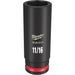 Milwaukee Tool Accessories Milwaukee SHOCKWAVE™ Impact Duty™ 3/8" Drive 11/16" Deep 6 Point Socket