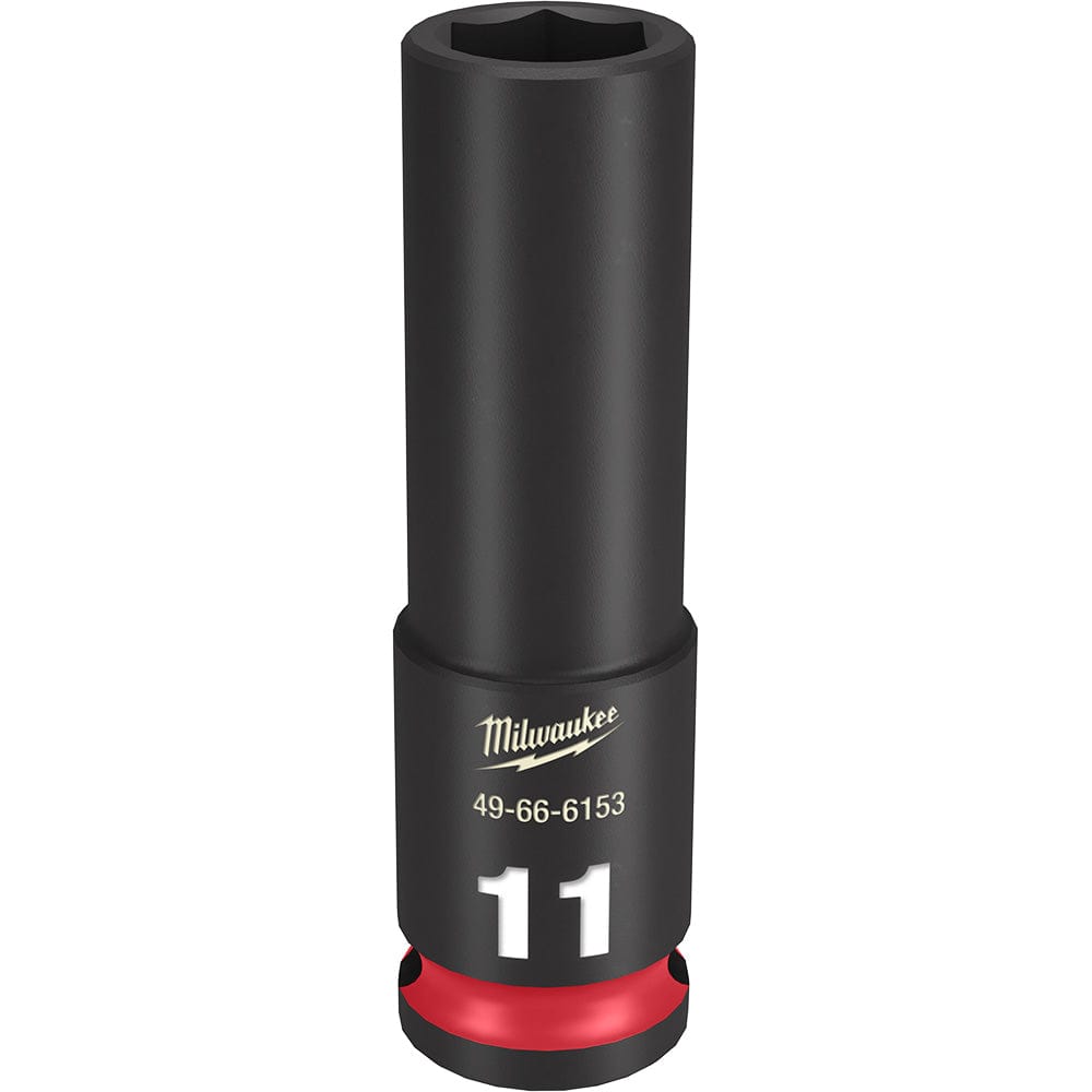 Milwaukee Tool Accessories Milwaukee SHOCKWAVE™ Impact Duty™ 3/8" Drive 11MM Deep 6 Point Socket