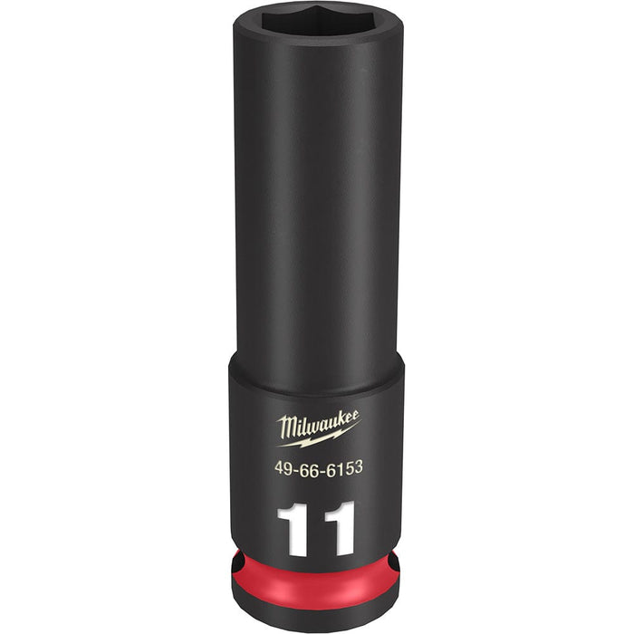 Milwaukee Tool Accessories Milwaukee SHOCKWAVE™ Impact Duty™ 3/8" Drive 11MM Deep 6 Point Socket