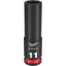 Milwaukee Tool Accessories Milwaukee SHOCKWAVE™ Impact Duty™ 3/8" Drive 11MM Deep 6 Point Socket