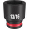 Milwaukee Tool Accessories Milwaukee SHOCKWAVE™ Impact Duty™ 3/8" Drive 13/16" Standard 6 Point Socket