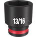 Milwaukee Tool Accessories Milwaukee SHOCKWAVE™ Impact Duty™ 3/8" Drive 13/16" Standard 6 Point Socket