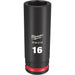 Milwaukee Tool Accessories Milwaukee SHOCKWAVE™ Impact Duty™ 3/8" Drive 14MM Deep 6 Point Socket