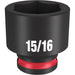 Milwaukee Tool Accessories Milwaukee SHOCKWAVE™ Impact Duty™ 3/8" Drive 15/16" Standard 6 Point Socket