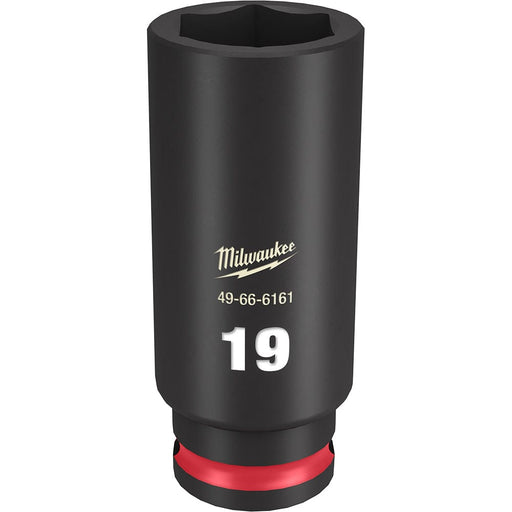 Milwaukee Tool Accessories Milwaukee SHOCKWAVE™ Impact Duty™ 3/8" Drive 19MM Deep 6 Point Socket