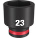 Milwaukee Tool Accessories Milwaukee SHOCKWAVE™ Impact Duty™ 3/8" Drive 23MM Standard 6 Point Socket