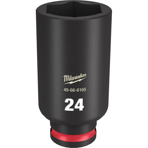 Milwaukee Tool Accessories Milwaukee SHOCKWAVE™ Impact Duty™ 3/8" Drive 24MM Deep 6 Point Socket