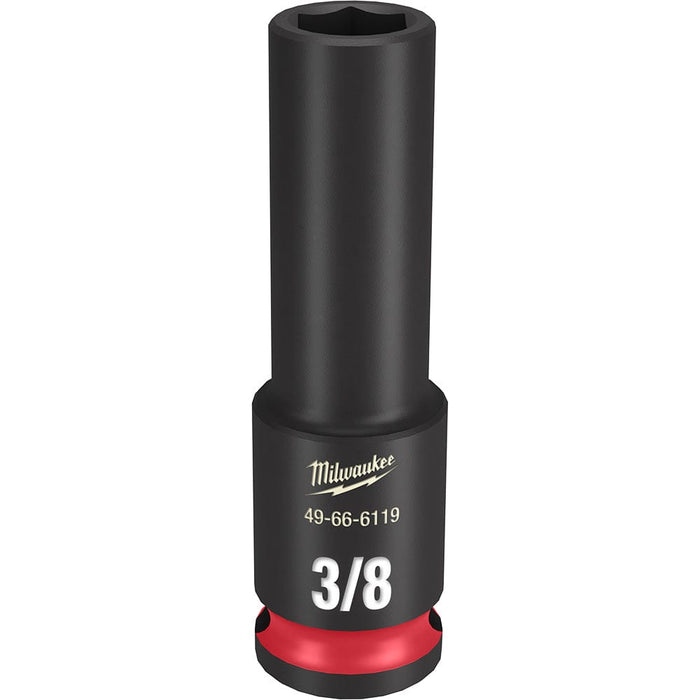 Milwaukee Tool Accessories Milwaukee SHOCKWAVE™ Impact Duty™ 3/8" Drive 3/8" Deep 6 Point Socket