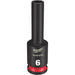 Milwaukee Tool Accessories Milwaukee SHOCKWAVE™ Impact Duty™ 3/8" Drive 6MM Deep 6 Point Socket