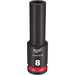 Milwaukee Tool Accessories Milwaukee SHOCKWAVE™ Impact Duty™ 3/8" Drive 8MM Deep 6 Point Socket