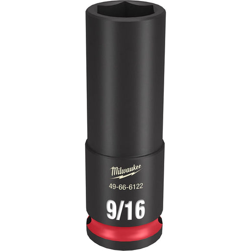 Milwaukee Tool Accessories Milwaukee SHOCKWAVE™ Impact Duty™ 3/8" Drive 9/16" Deep 6 Point Socket