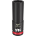 Milwaukee Tool Accessories Milwaukee SHOCKWAVE™ Impact Duty™ 3/8" Drive 9/16" Deep 6 Point Socket