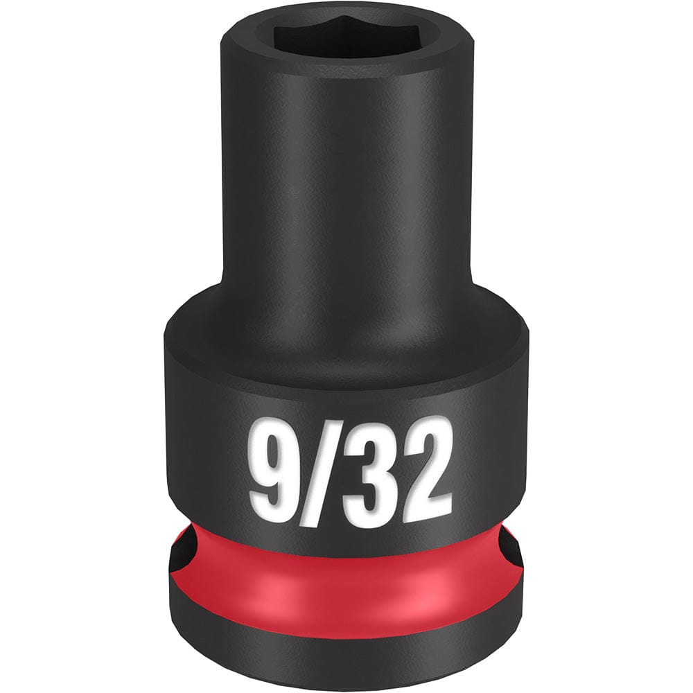 Milwaukee Tool Accessories Milwaukee SHOCKWAVE™ Impact Duty™ 3/8" Drive 9/32" Standard 6 Point Socket